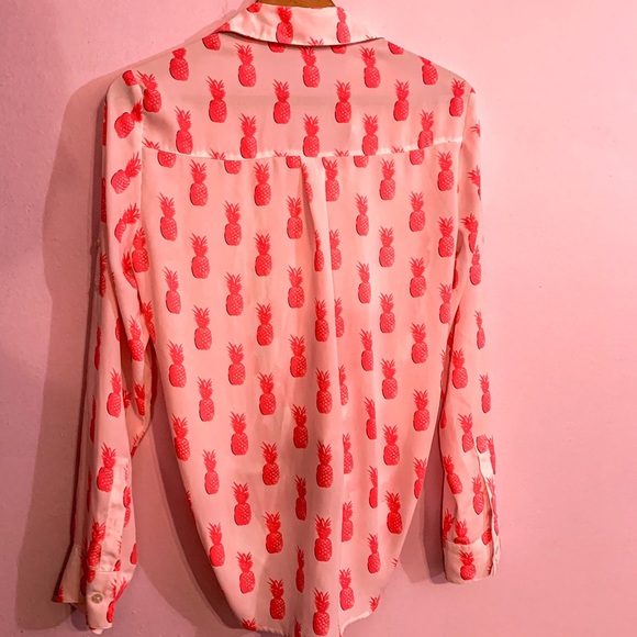 Pineapple Express Blouse - Button down - Small - Summer top - Picture 4 of 8